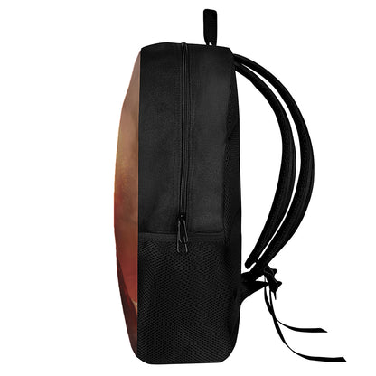 Volcano Eruption Print 17 Inch Backpack