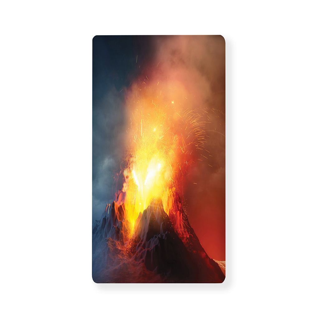 Volcano Eruption Print Baby Crib Sheet