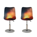 Volcano Eruption Print Bar Stool Covers