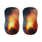 Volcano Eruption Print Bar Stool Covers