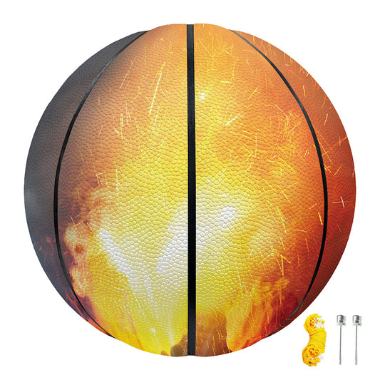Volcano Eruption Print Basketball