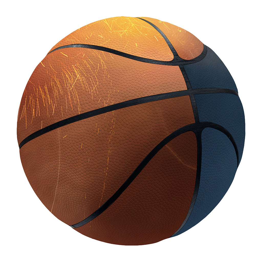 Volcano Eruption Print Basketball