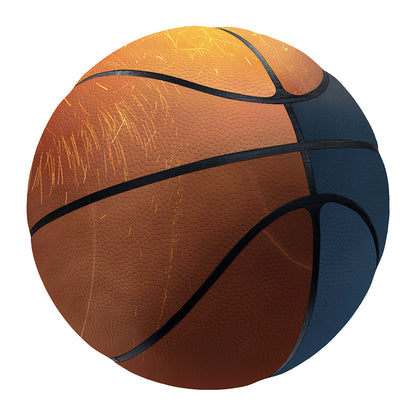 Volcano Eruption Print Basketball