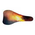 Volcano Eruption Print Bicycle Seat Cover