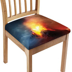 Volcano Eruption Print Chair Cushion Cover