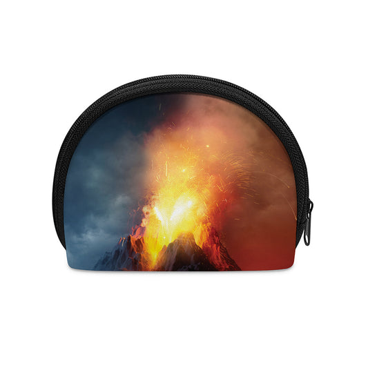 Volcano Eruption Print Coin Purse