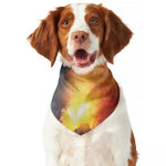 Volcano Eruption Print Dog Bandana