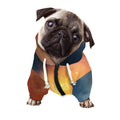 Volcano Eruption Print Dog Zip Up Hoodie