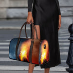Volcano Eruption Print Duffle Bag