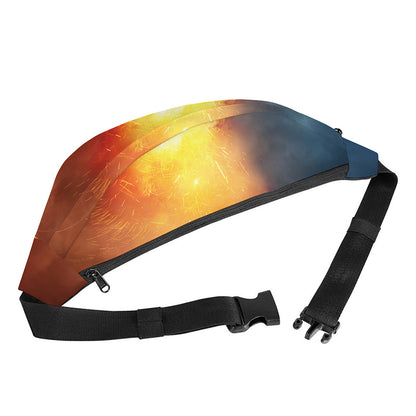 Volcano Eruption Print Fanny Pack
