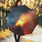 Volcano Eruption Print Foldable Umbrella