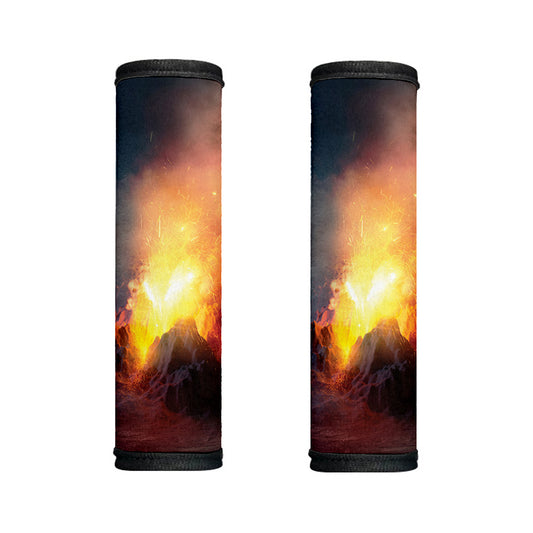 Volcano Eruption Print Handle Covers