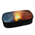 Volcano Eruption Print Insulin Cooler Travel Case