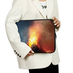 Volcano Eruption Print Laptop Sleeve