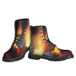 Volcano Eruption Print Backpack