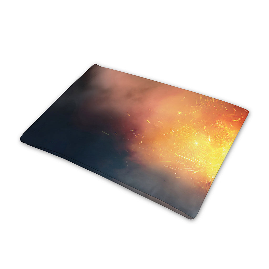 Volcano Eruption Print Pet Cooling Mat Cover