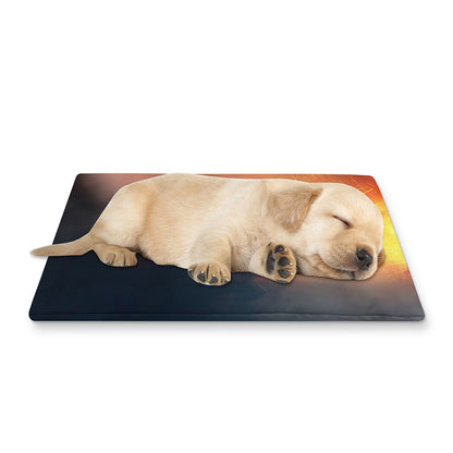 Volcano Eruption Print Pet Cooling Mat Cover