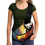 Volcano Eruption Print Pet Sling Carrier
