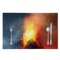 Volcano Eruption Print Placemat