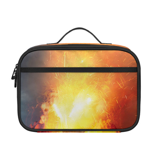 Volcano Eruption Print Portable Lunch Bag