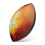 Volcano Eruption Print Rugby Ball