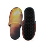 Volcano Eruption Print Slippers