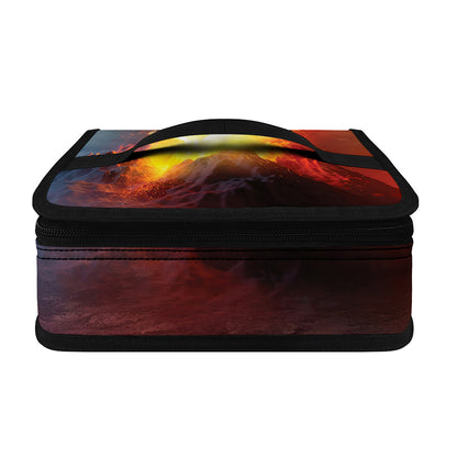 Volcano Eruption Print Small Lunch Bag