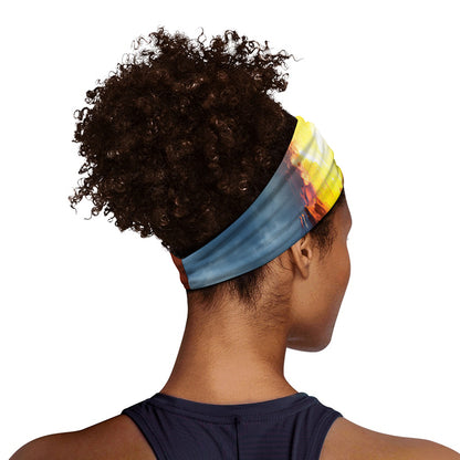 Volcano Eruption Print Sports Headband