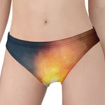 Volcano Eruption Print Women's Panties