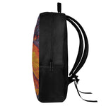 Volcano Lava Print 17 Inch Backpack