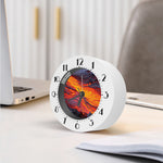 Volcano Lava Print Alarm Clock