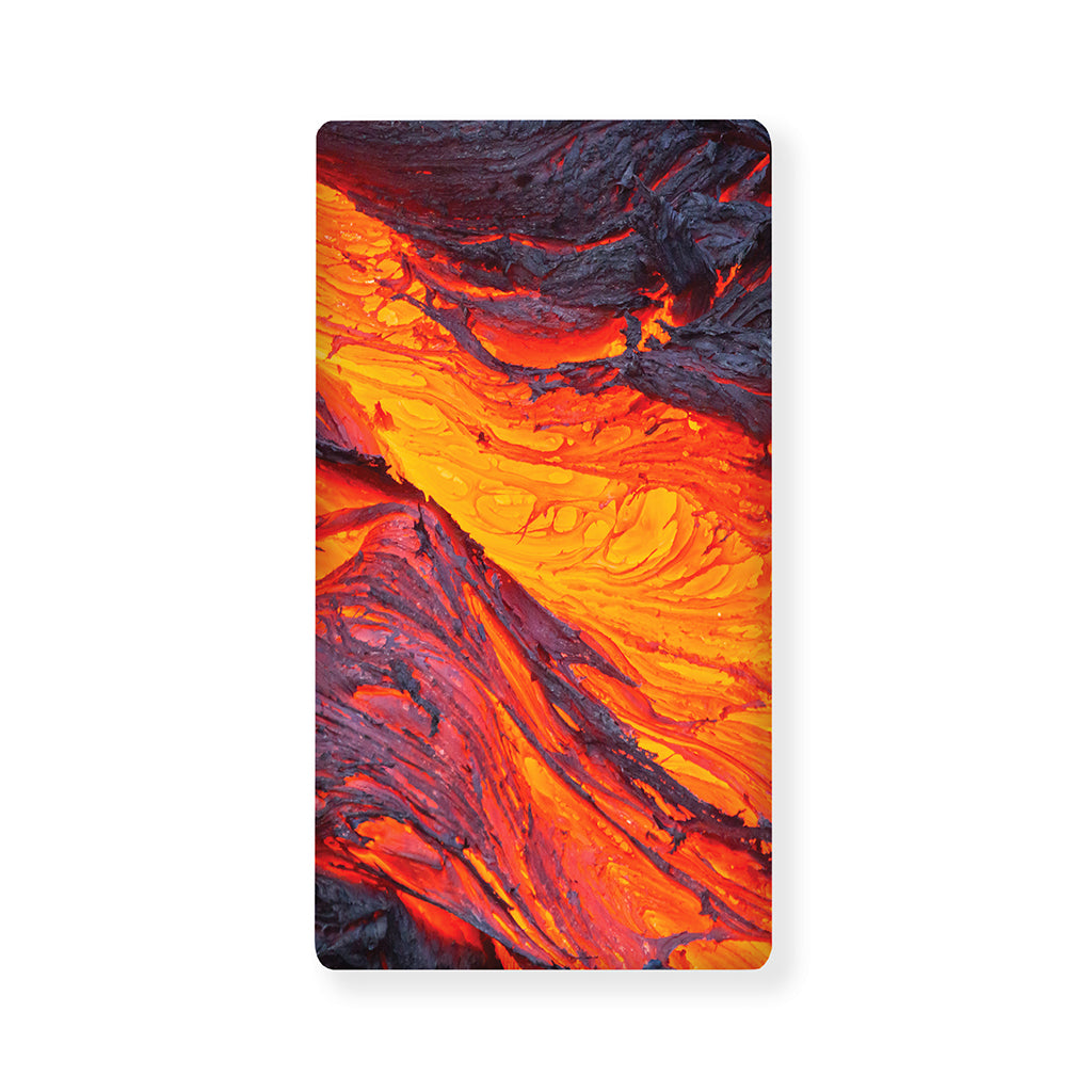 Volcano Lava Print Baby Crib Sheet