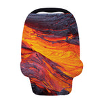 Volcano Lava Print Baby Seat Cover