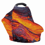 Volcano Lava Print Baby Seat Cover