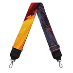 Volcano Lava Print Bag Strap