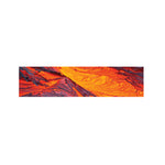 Volcano Lava Print Bed Runner