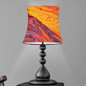 Volcano Lava Print Bell Lamp Shade