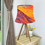 Volcano Lava Print Bell Lamp Shade