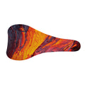Volcano Lava Print Bicycle Seat Cover