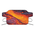 Volcano Lava Print Car Windshield Snow Cover