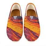 Volcano Lava Print Casual Shoes