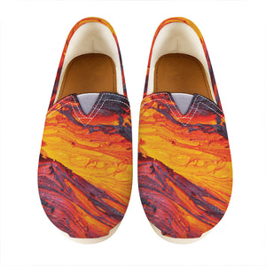 Volcano Lava Print Casual Shoes