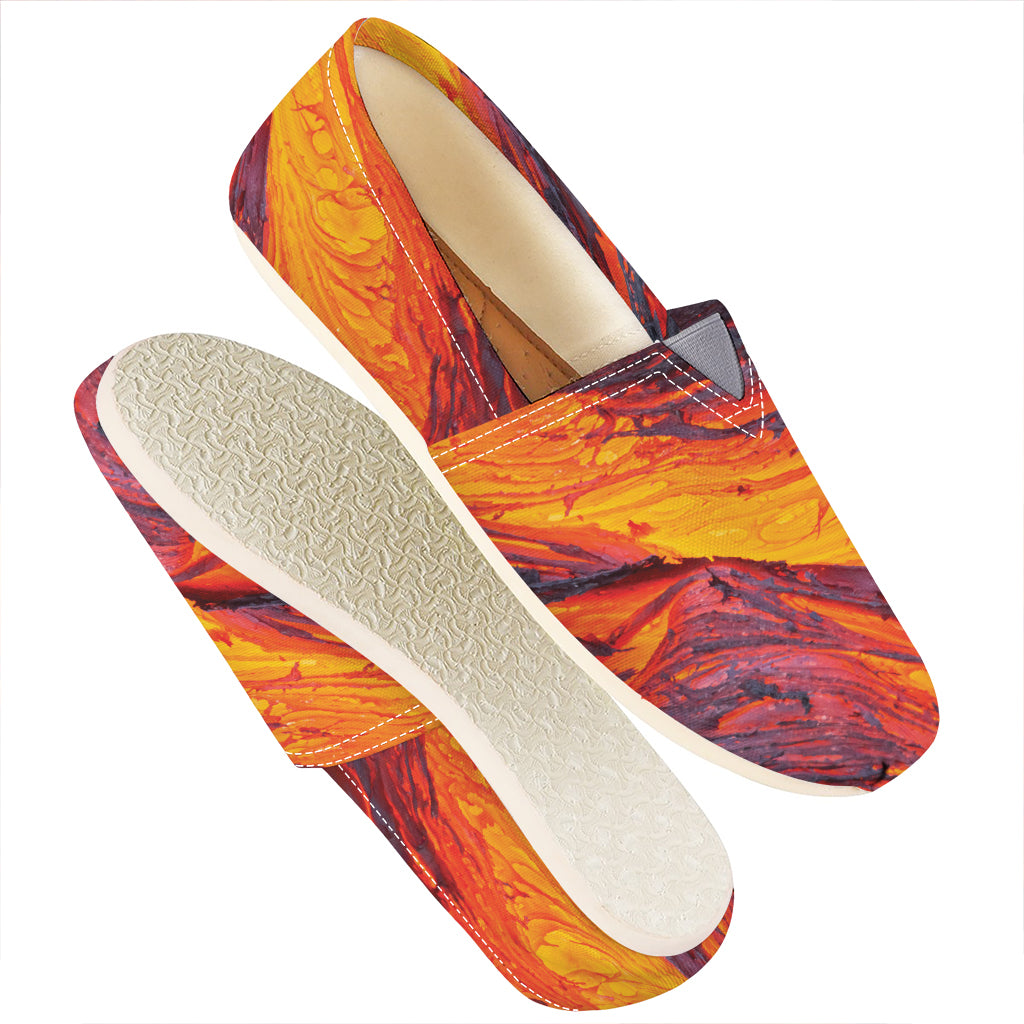 Volcano Lava Print Casual Shoes