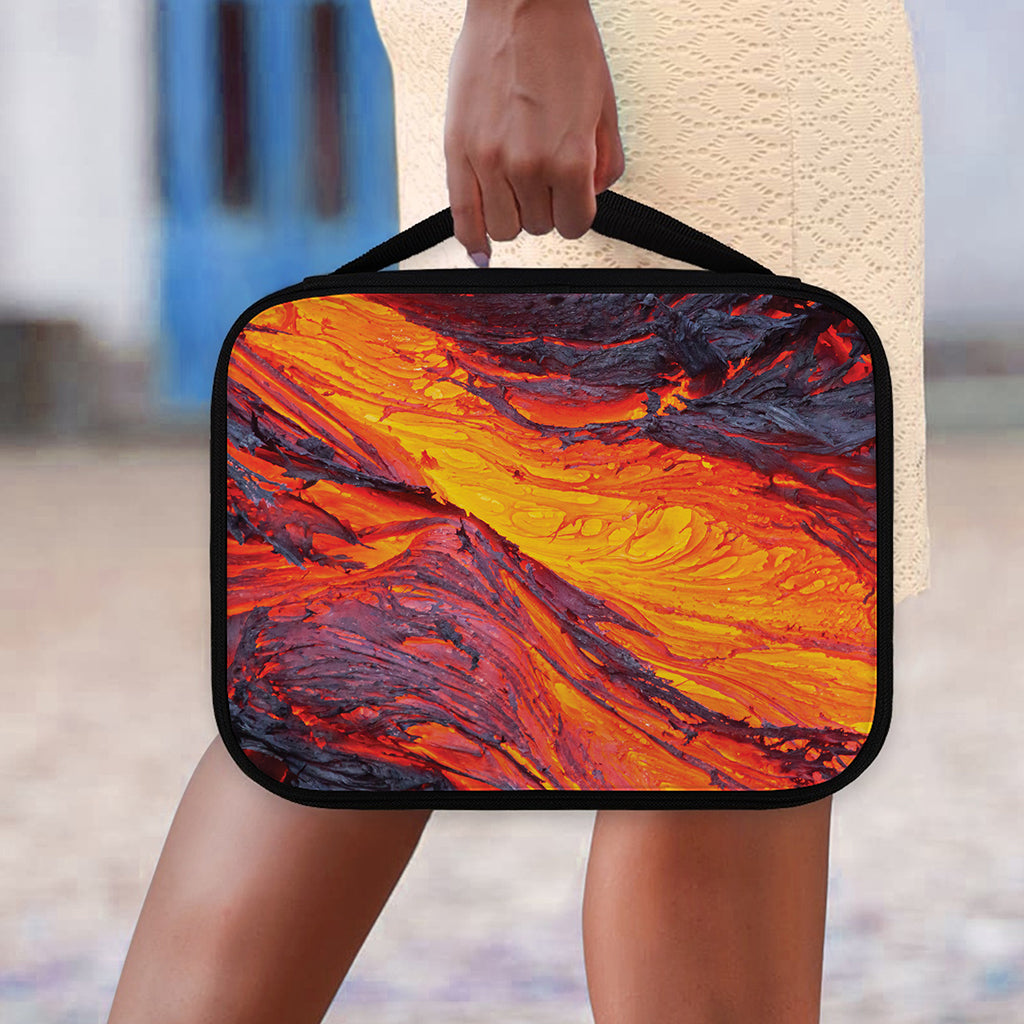 Volcano Lava Print Classic Bible Case