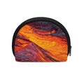 Volcano Lava Print Coin Purse