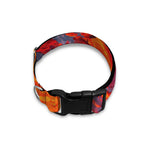 Volcano Lava Print Dog Collar