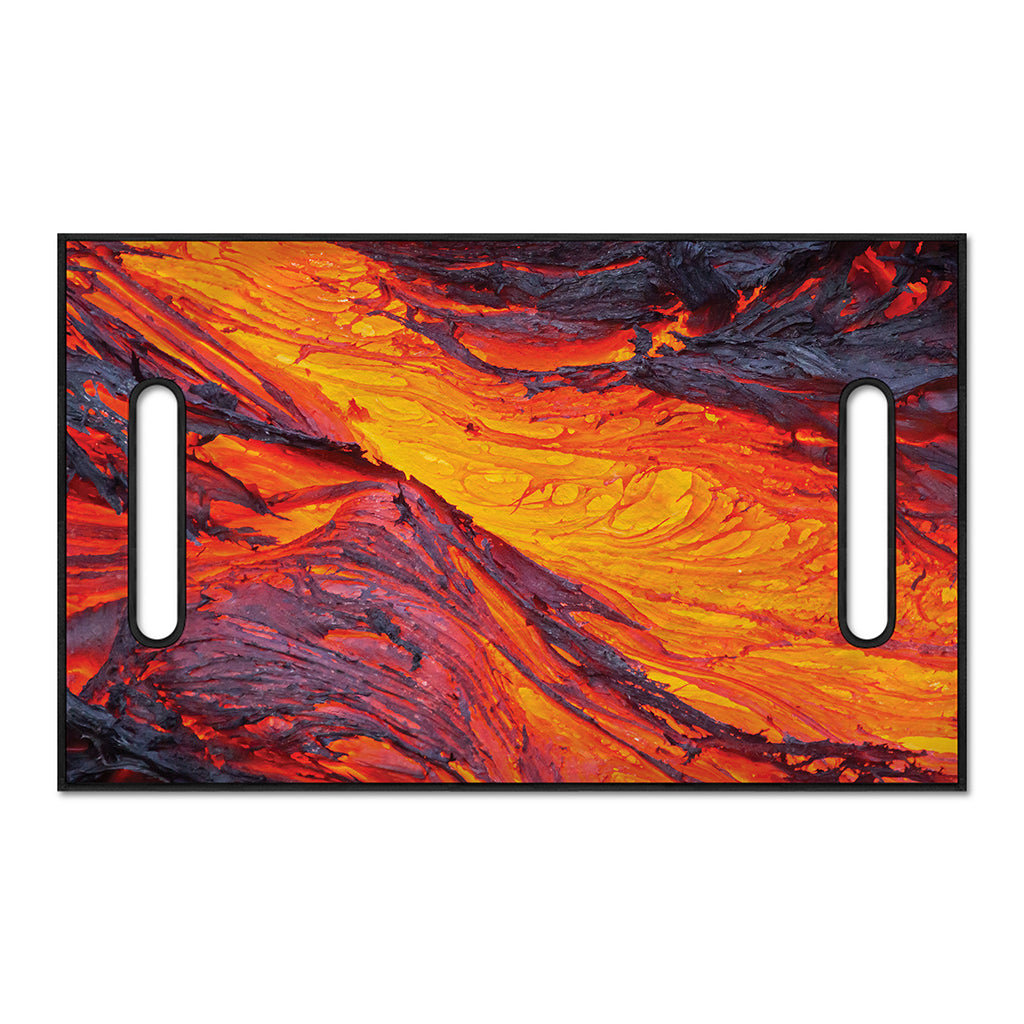 Volcano Lava Print Golf Cart Seat Cover