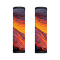 Volcano Lava Print Handle Covers