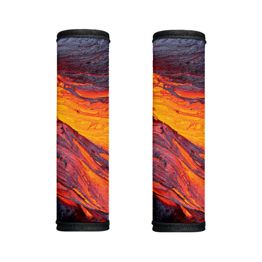 Volcano Lava Print Handle Covers