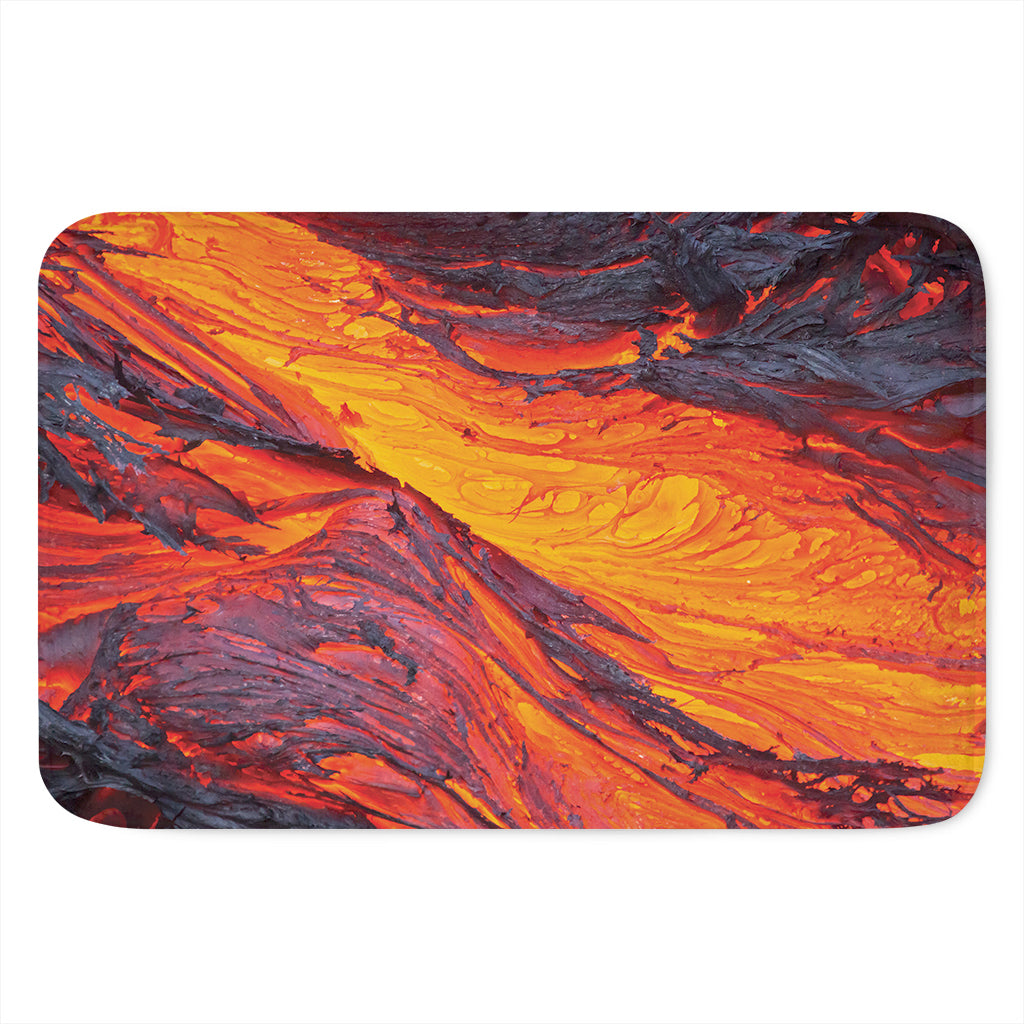 Volcano Lava Print Indoor Door Mat